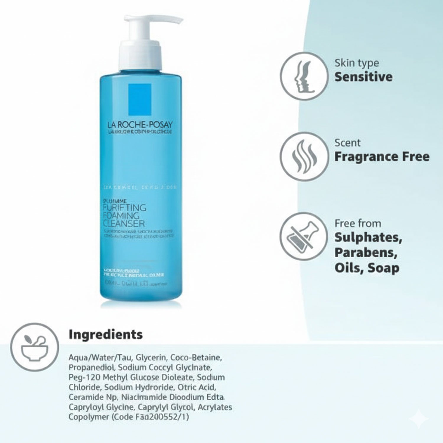 La Roche Posay Foaming Cleanser - Image 2